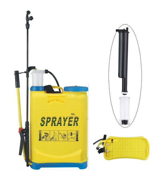 Pompe manuelle de pulvérisateur de sac à dos de main de pelouse de mauvaise herbe portative adaptée aux besoins du client de 16L pour la culture GF-16S-21Z de maïs