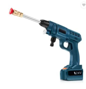 Machine de lavage de voiture pistolet à eau pistolet car lavage de voiture sans fil de lithium batterie portable à haute pression PORTIE COMMENT